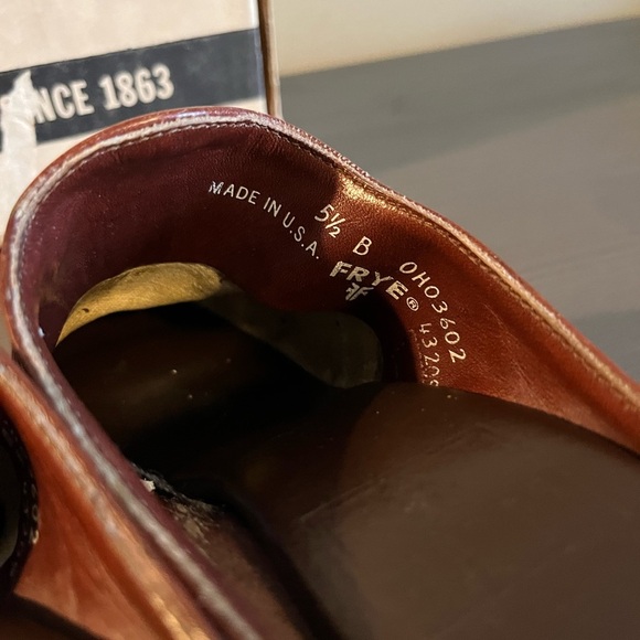 FRYE Vintage 1970’s Leather And Wood Clogs - Picture 11 of 14